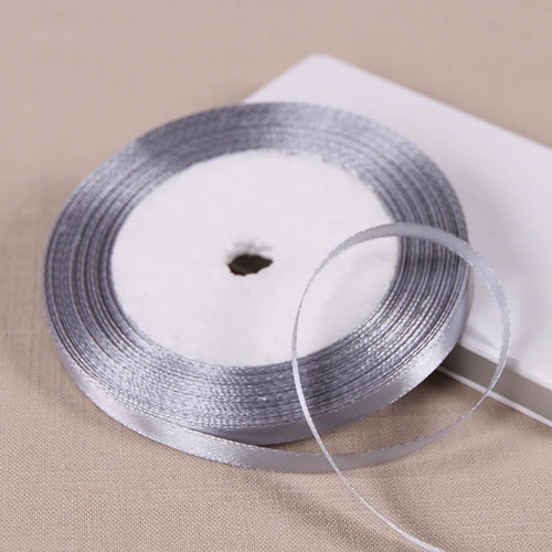 25yards/roll 6mm Satin Ribbon DIY Handmade Crafts Fabric Christmas