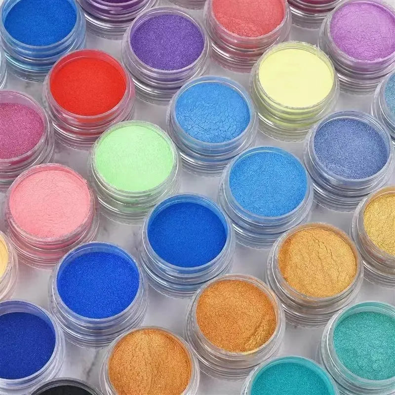 6 Colors/Set Mica Powder for Epoxy Resin Pearlescent Epoxy Resin Dye