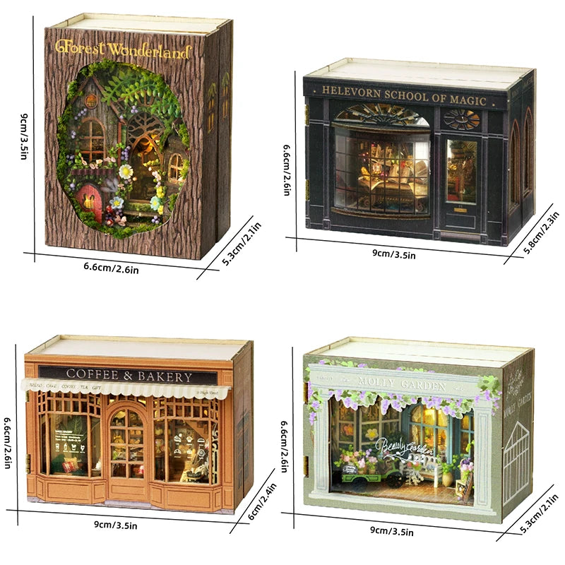 DIY Miniature Doll House 3D Puzzle Small House Assembly Building Model