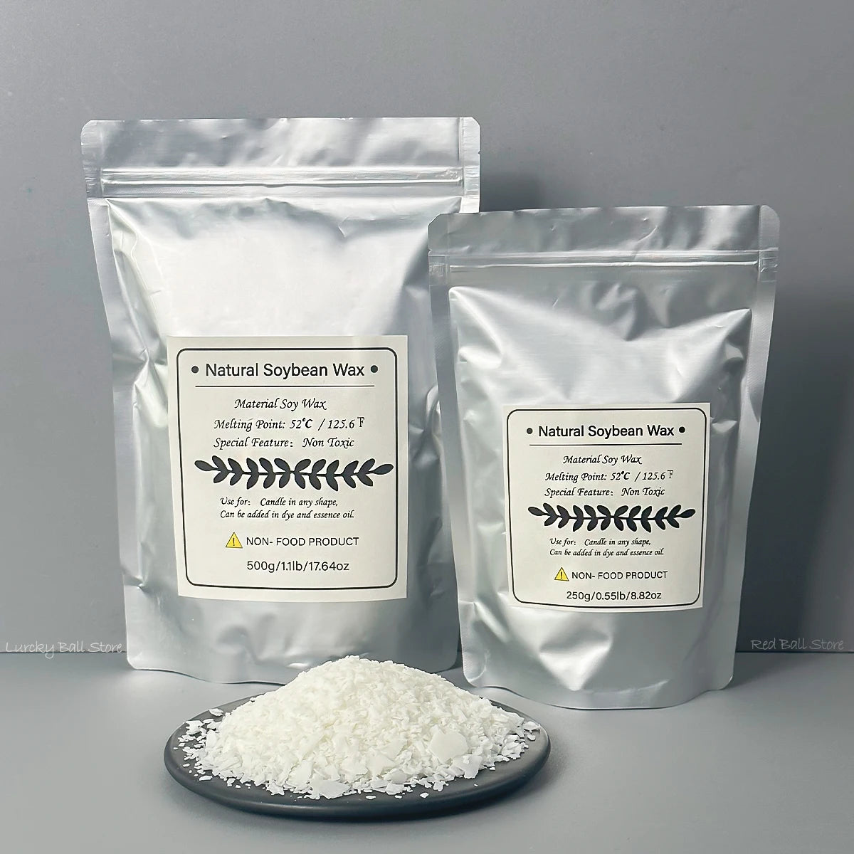 500g/1kg Pure Soy Wax Paraffin Material Pre-Soy Wax-Core Pigments