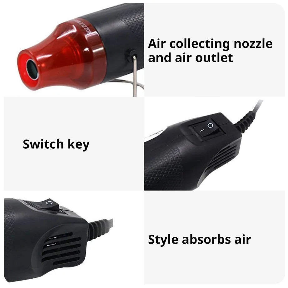 220/110V Hot Air Gun DIY Tool Heat Electric Power Tool Mini Soldering