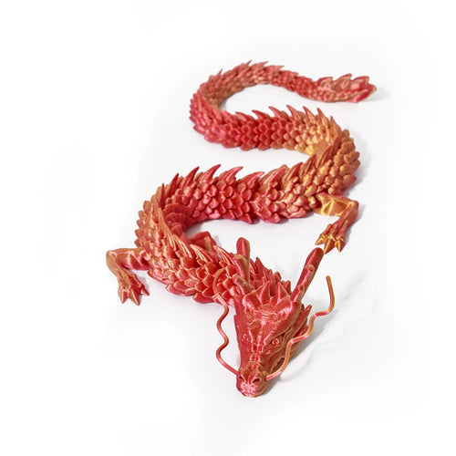 3D Printed Snake Movable Joint Simulation Snake Figurine Creative Home