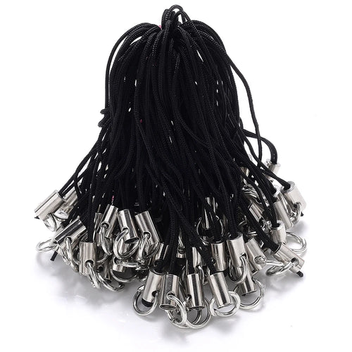 iYOE 100pcs Mix Polyester Cord With Jump Ring Lanyard Rope For Making