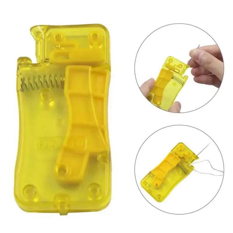 1PC Auto Needle Threader DIY Hand Sewing Threader Hand Machine Stitch