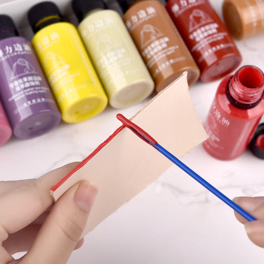 30ml Leather Edge Repair Paint Oil Dye Dressing Color Finish DIY Craft