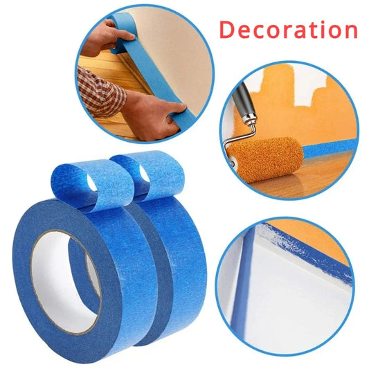 3 - Roll Set of Multi - Surface Paint Tape: 20m/Roll, for Wall