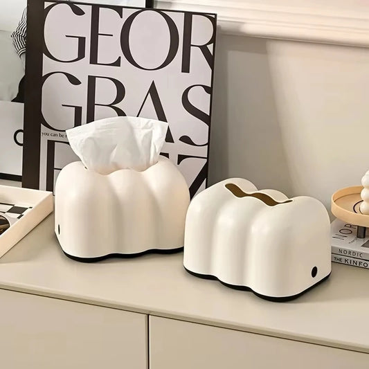 Cloud Design Tissue Boxes Storage Napkin Holder Paper Case Organizer