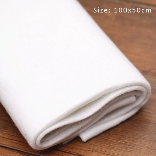 39in x 19in Fusible Interfacing Iron-On Non-Woven Fabric Single Side