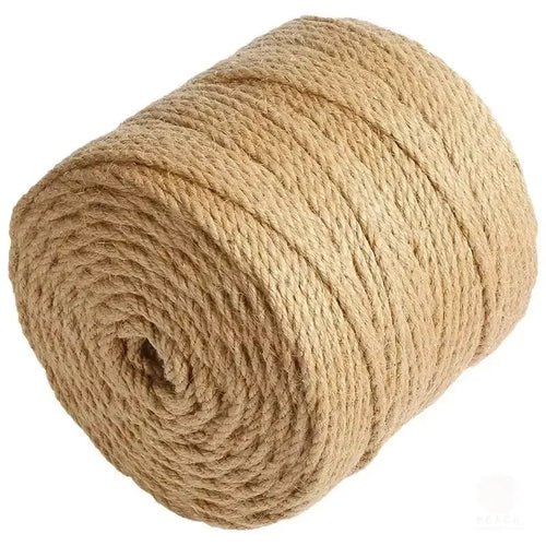 50/80/100M1- 2mm Natural Jute Rope String Ribbon Crafts DIY Vintage