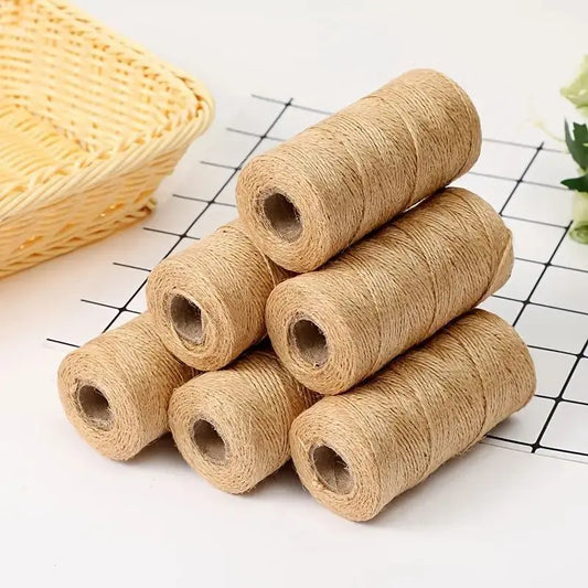 1pc 109 Yards Jute Rope, Jute Twine String, Hemp Cord For DIY Craft,
