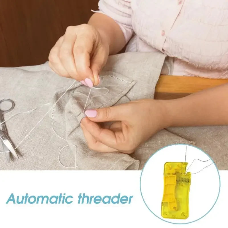 1PC Auto Needle Threader DIY Hand Sewing Threader Hand Machine Stitch