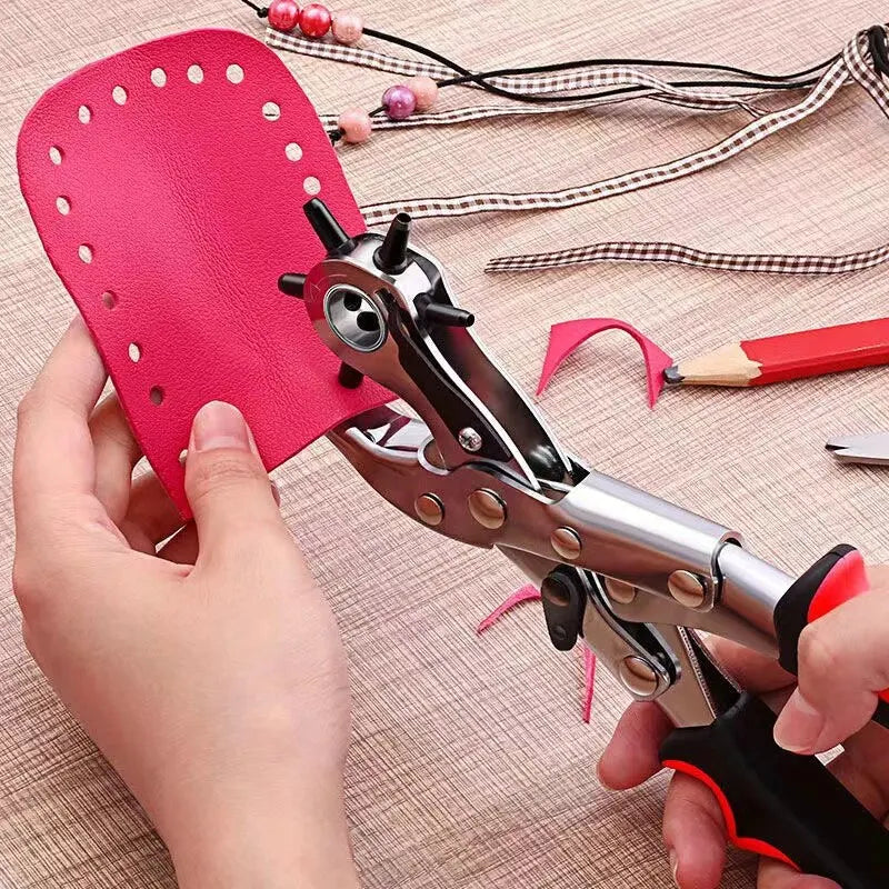 Effortless DIY Alloy Hole Punch Machine Kit: Ideal for Crafting
