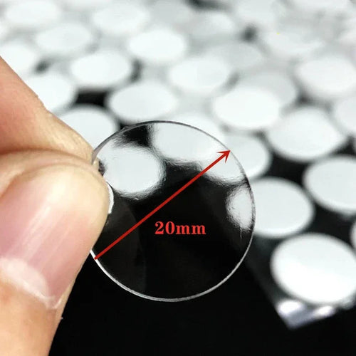 100pcs Round Double Sided Tape Adhesive Dots Fastener Strong Acrylic