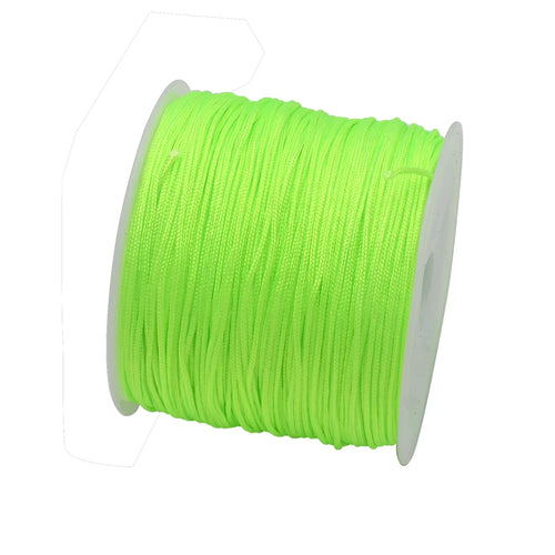 50Yds 0.8mm Crafts Nylon Cord For Jewelry Making Beading Braided Nylon