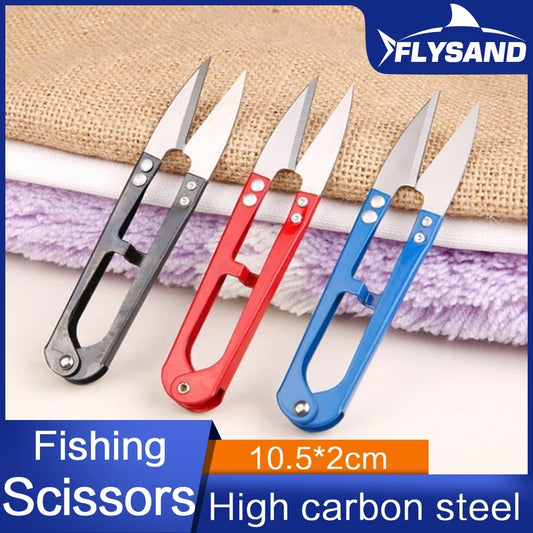 FLYSAND Fishing Scissors Multicolor Trimming Sewing Scissors Nippers U
