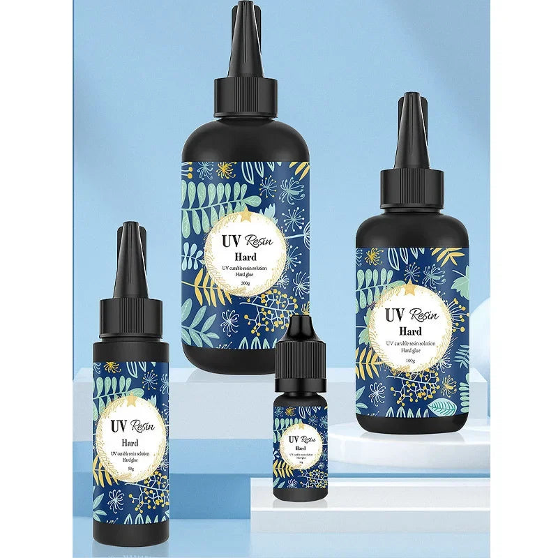 10/25/50/60/100/200/250/500g Quick Drying UV Resin Adhesive Colorless