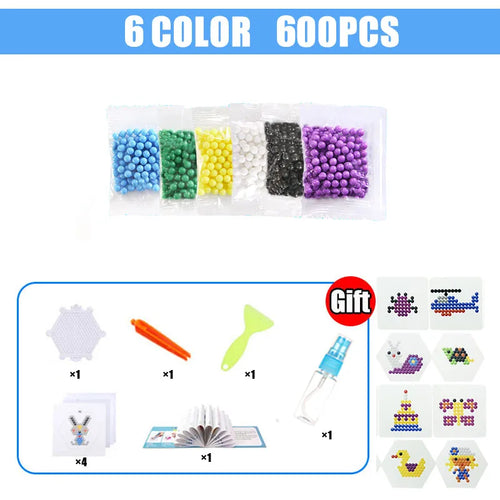Handmade Magic Water Fuse Beads Creative Beads DIY Art Crafts Toys