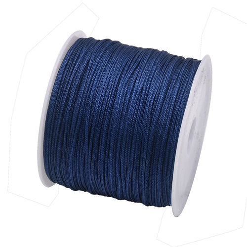 50Yds 0.8mm Crafts Nylon Cord For Jewelry Making Beading Braided Nylon