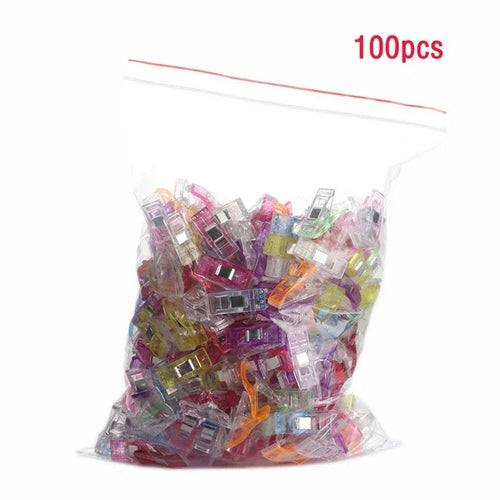 20/50/100PCs Sewing Clips Plastic DIY Crafting Crocheting Knitting