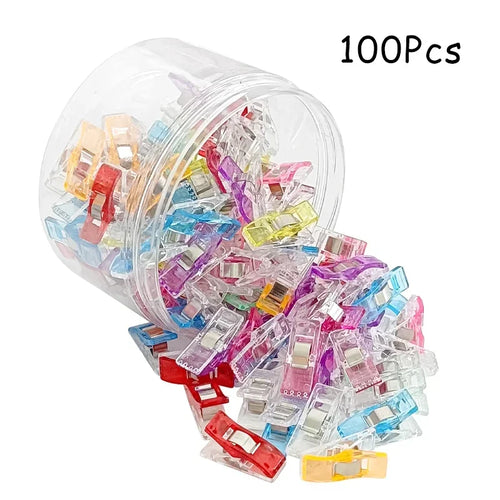20/50/100PCs Sewing Clips Plastic DIY Crafting Crocheting Knitting