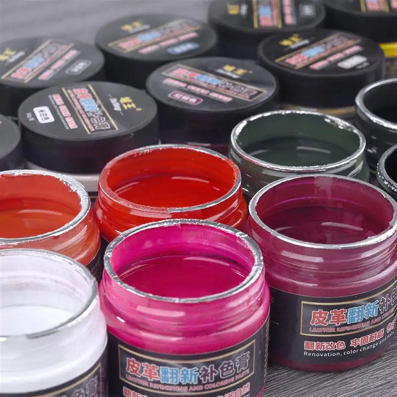 Vegetable Tanned Leather Pigment 50g/Bottle Coloring DIY Leather