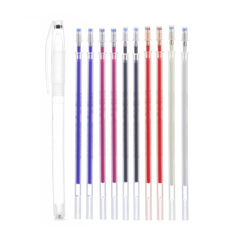 10pcs/Set Marker Pen High Temperature Traces Disappear For Patchwork