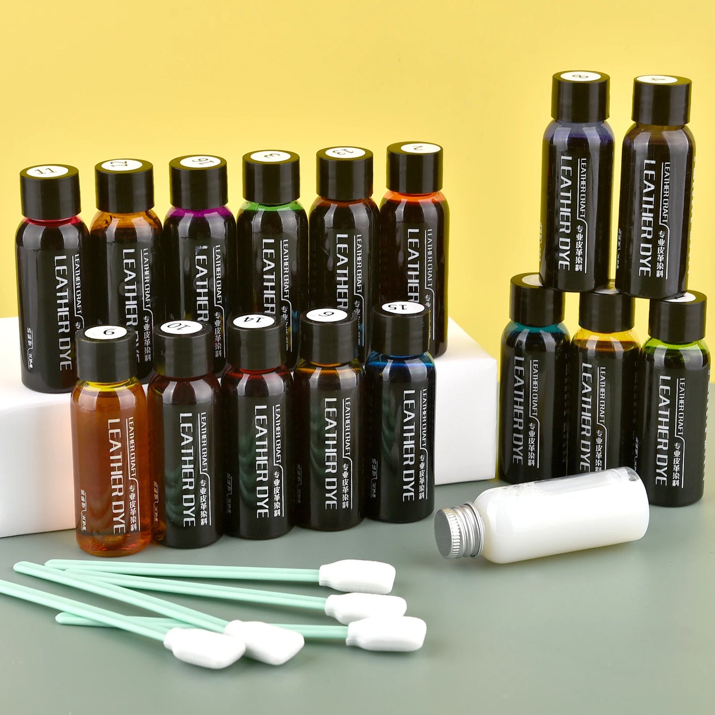 30ml Leather Pigment Leather Dye Colors Coats Leather Repairing Fixed