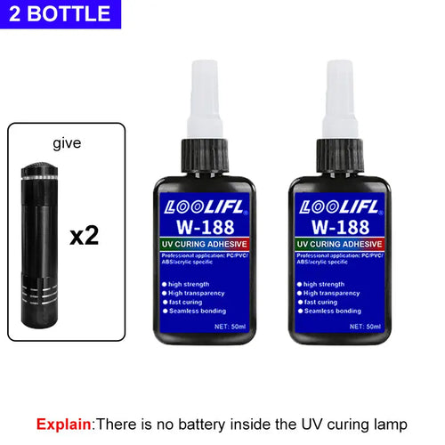 50g Crystal Resin UV Glue DIY Jewelry Making High Hardness Fast Drying
