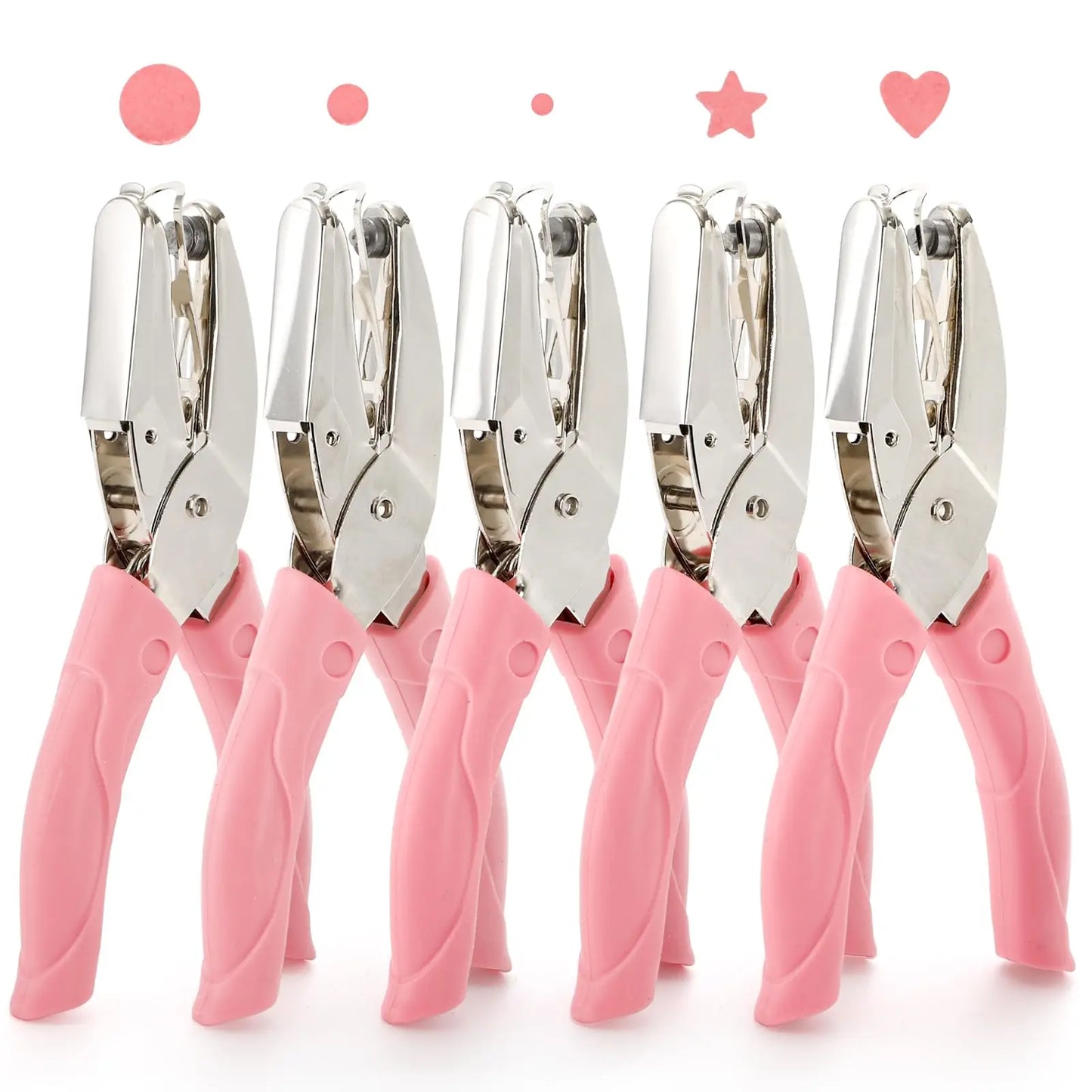 Cute Single Hole Puncher Scrapbooking Paper Punches Kawaii Star Heart