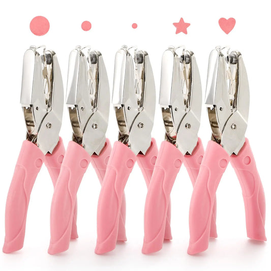 Cute Single Hole Puncher Scrapbooking Paper Punches Kawaii Star Heart
