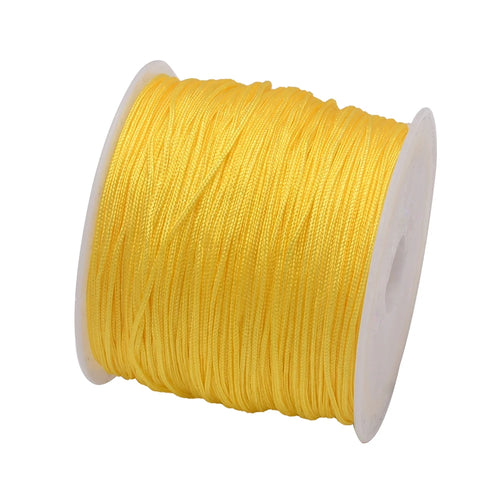 50Yds 0.8mm Crafts Nylon Cord For Jewelry Making Beading Braided Nylon