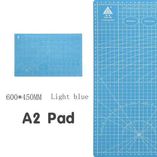 A2 Cutting Board Grid Line Self-healing Cutting Board Craft Card