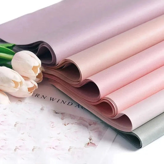 40pcs Tissue Paper 75*52CM Craft Paper Floral Wrapping Scrapbooking