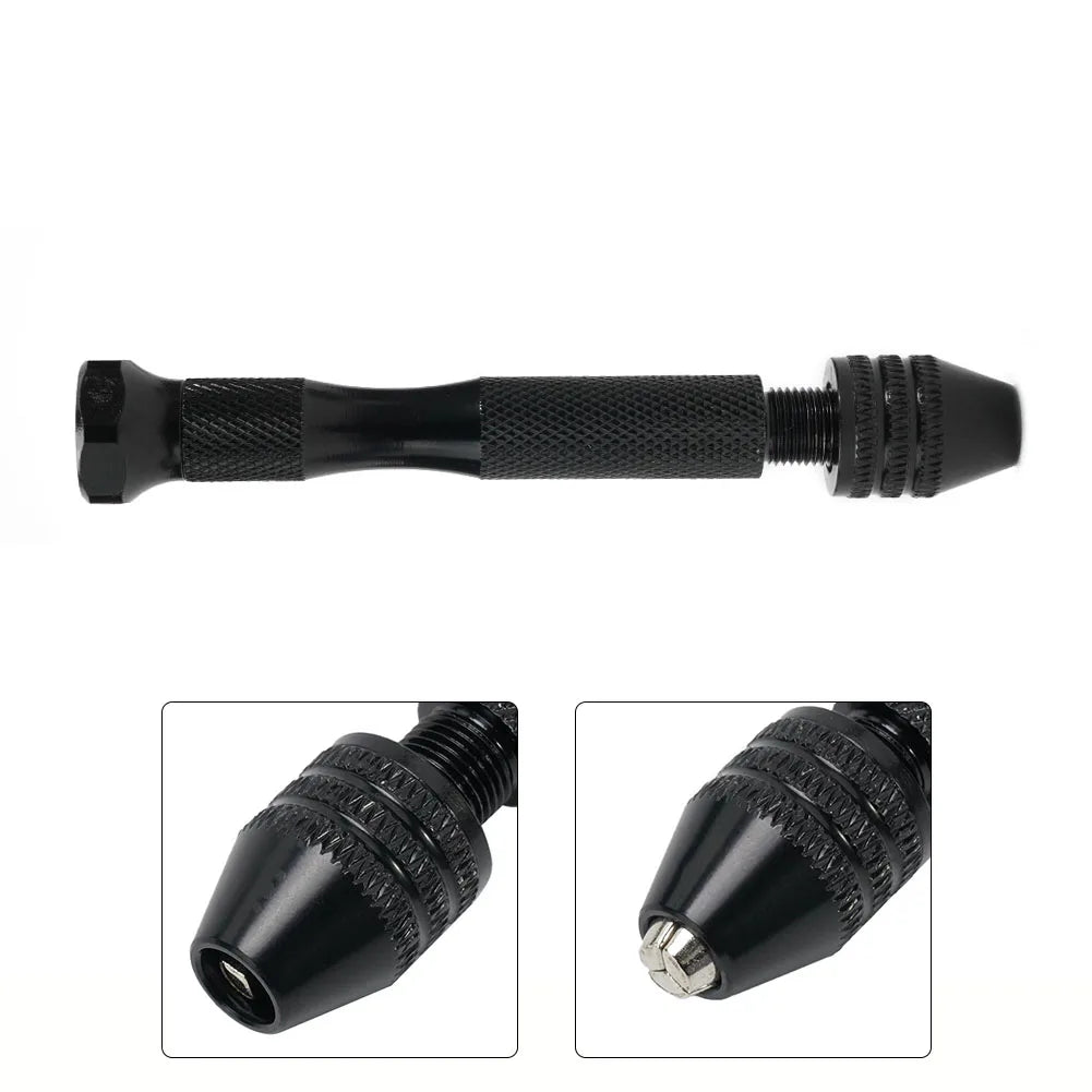 1/11Pcs Mini Hand Drill With 0.3-3.2mm Drill Bits Set Rotary Tools For
