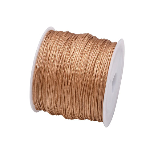 50Yds 0.8mm Crafts Nylon Cord For Jewelry Making Beading Braided Nylon