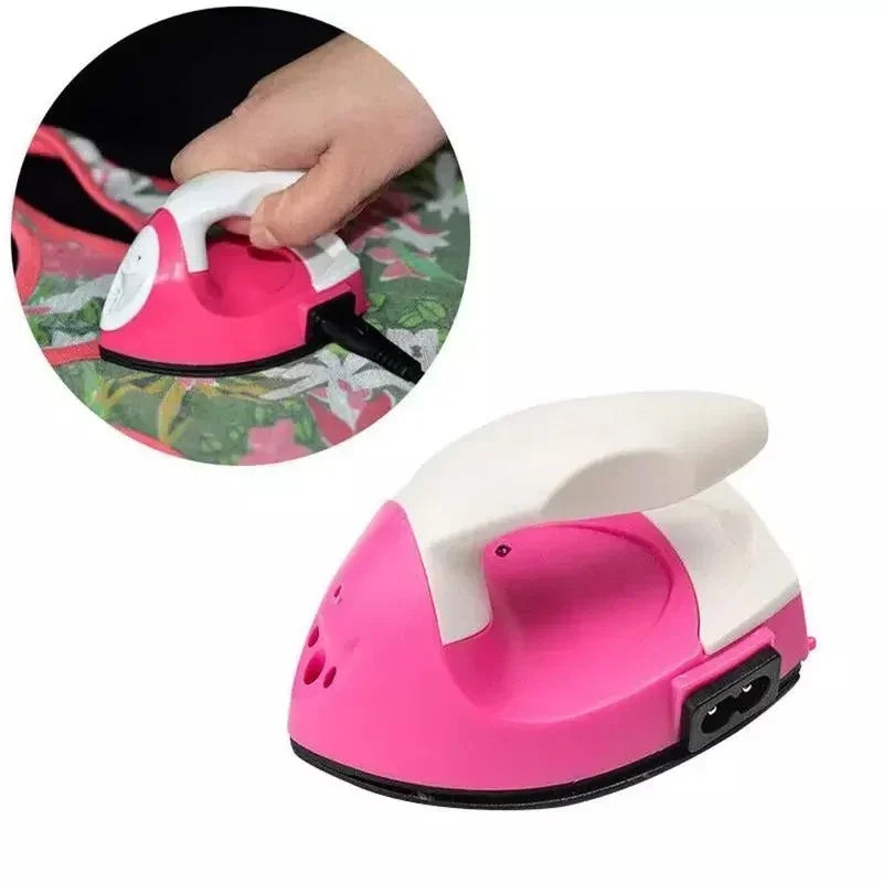 Mini Electric Iron Portable Travel Craft Clothing Sewing Pad Electric