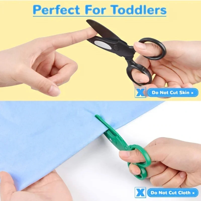 Preschool Training Scissors,Children Safety Pre-School Safety Scissors