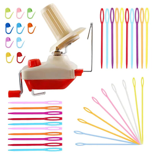 Fenrry Hand Operated Yarn Winder Fiber Wool Manual Handheld Winder