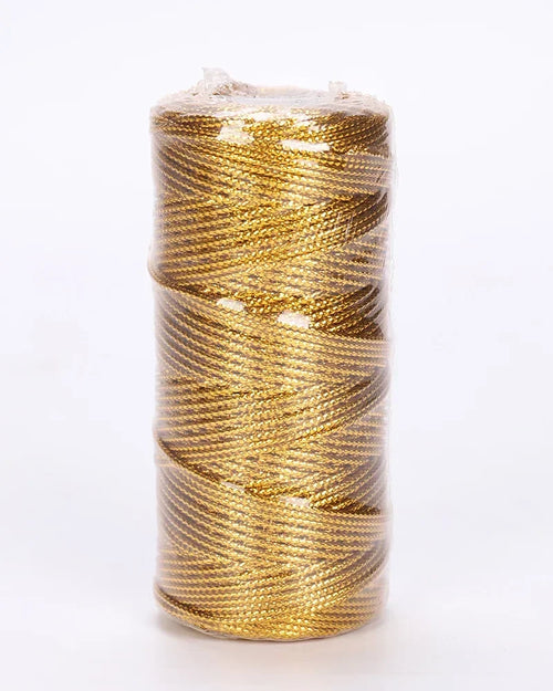 1.5mm 100M Gold Silver Macrame Cord Rope String for Sewing DIY Rope