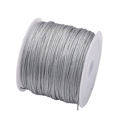 50Yds 0.8mm Crafts Nylon Cord For Jewelry Making Beading Braided Nylon