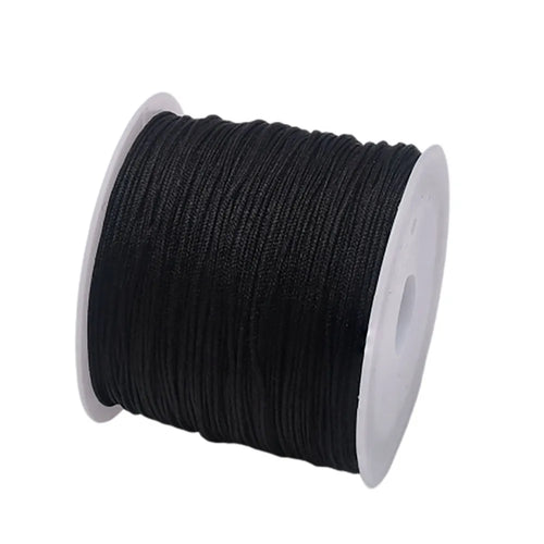 50Yds 0.8mm Crafts Nylon Cord For Jewelry Making Beading Braided Nylon