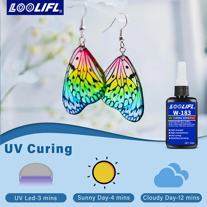 50g Crystal Resin UV Glue DIY Jewelry Making High Hardness Fast Drying