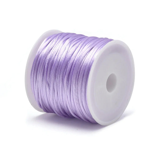 1.5mm Crafts Satin Rattail Cord String from Nylon for Chinese Knot,