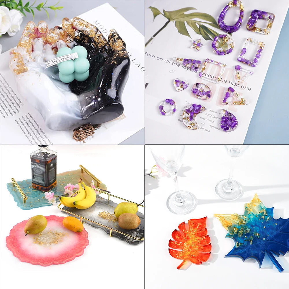100-200sheets Imitation Gold Foil Paper Leaf Gilding DIY Epoxy Resin