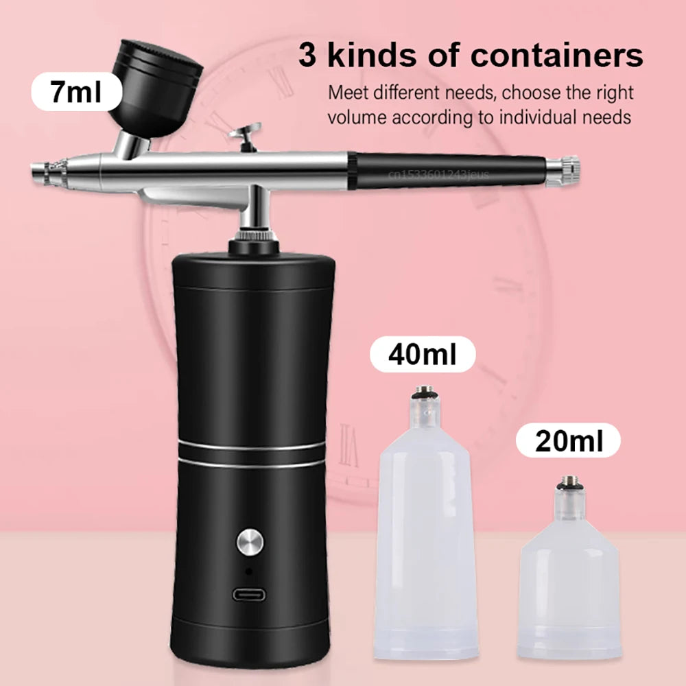 Airbrush Nail With Compressor Portable AirBrush Compressor Kit For