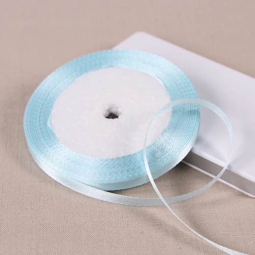 25yards/roll 6mm Satin Ribbon DIY Handmade Crafts Fabric Christmas