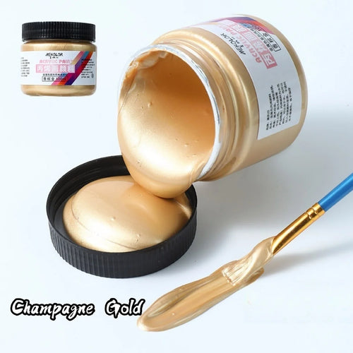 100ml Matte Acrylic Paint Bundle Premium Colors Non Crack Formula for