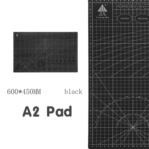 A2 Cutting Board Grid Line Self-healing Cutting Board Craft Card