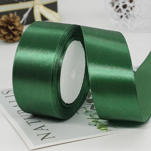 22meters 6mm-40cm Satin Ribbons Crafts Bow DIY Gift Wrap Wine Red