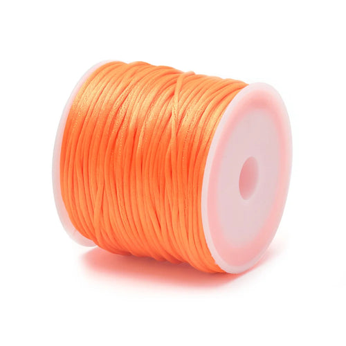 1.5mm Crafts Satin Rattail Cord String from Nylon for Chinese Knot,